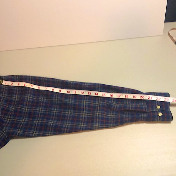 VINTAGE 1970’s Wool Men’s Button-Down - Picture 7 of 8